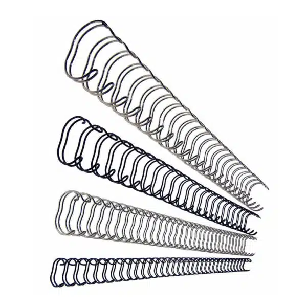 Punch ciltteme için çeşitli ebatlarda tel spiral ciltleme.